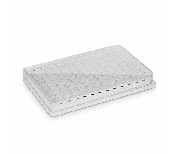 PLACA PARA CULTIVO DE CÉLULAS COM FUNDO CHATO - 96 POÇOS